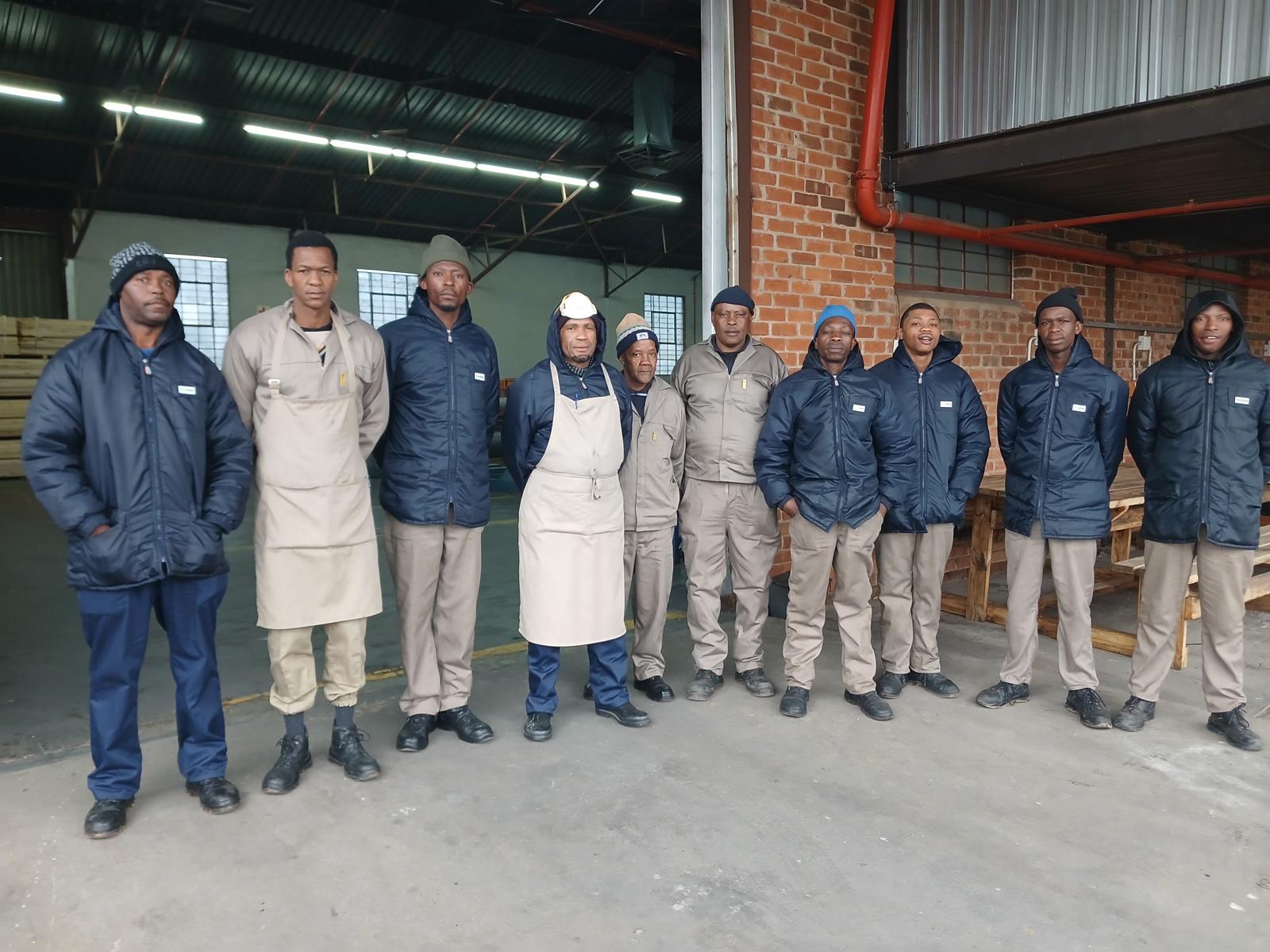 The Truss Master Free State team at the Hamilton plant