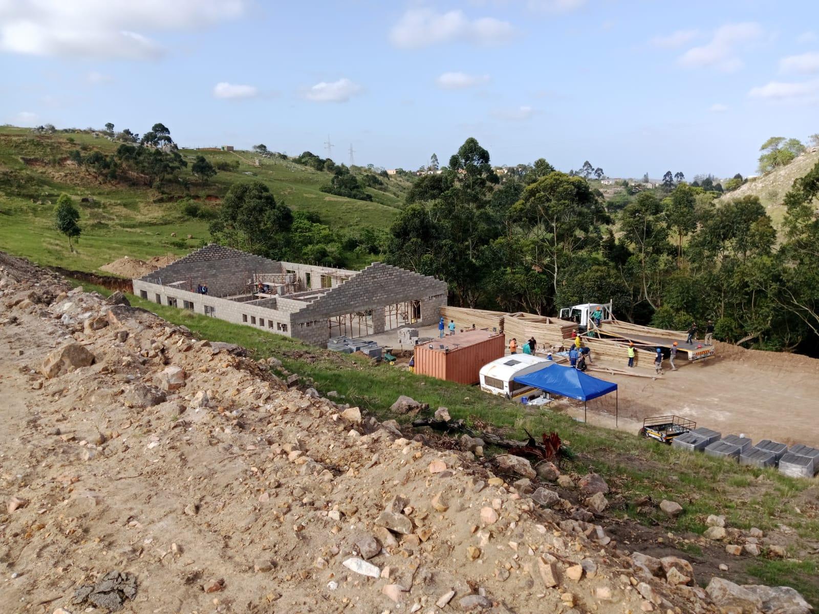 A building site in KwaZulu-Natal